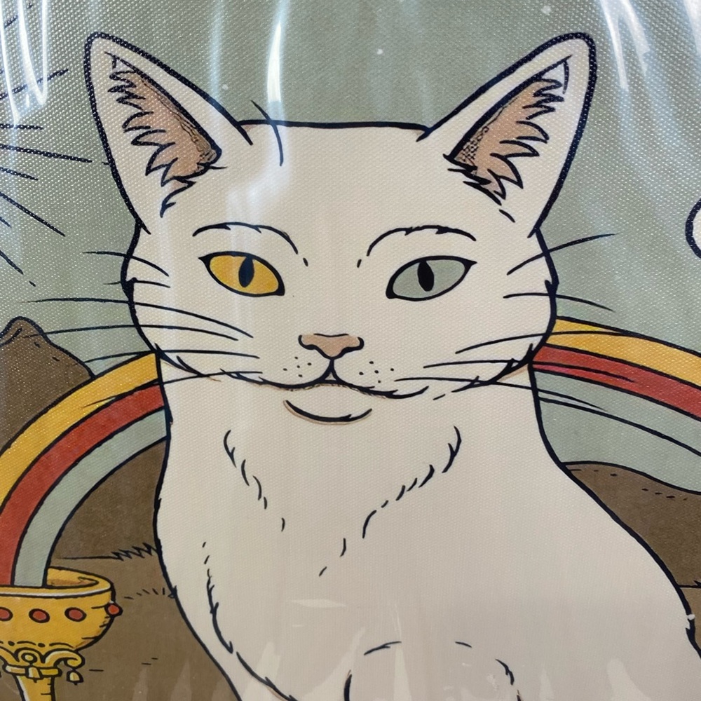 Cat Tarot Card Temperance  Stretched Canvas Wall Art Cat Mom Gift New 16x22 NEW - Picture 4 of 7